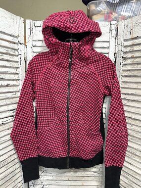 Women's Lululemon Scuba II Pink Jacket Size 4